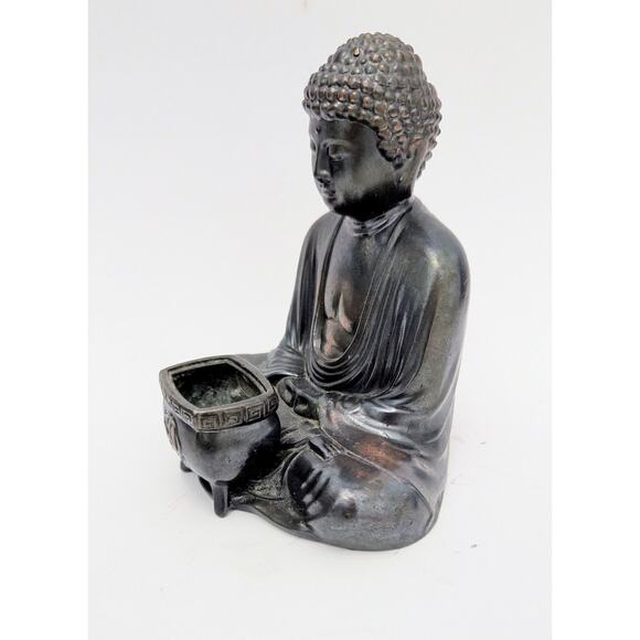 Buddhist Metal Incense Burner Religious Spiritual Great Buddha Kamakura, Japan - Picture 2 of 8